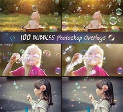 107张高清的泡沫图片：107 Bubbles Photoshop Overlays